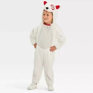 Target Bullseye Dog Toddler Halloween Costume Jumpsuit Hyde & EEK! 2-3T